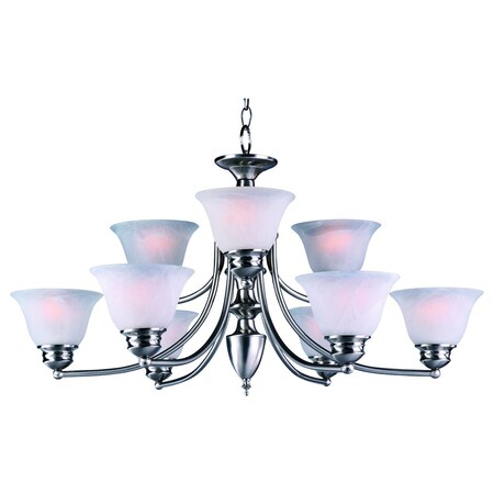 Maxim Malaga 9-Light Chandelier 2685FTSN